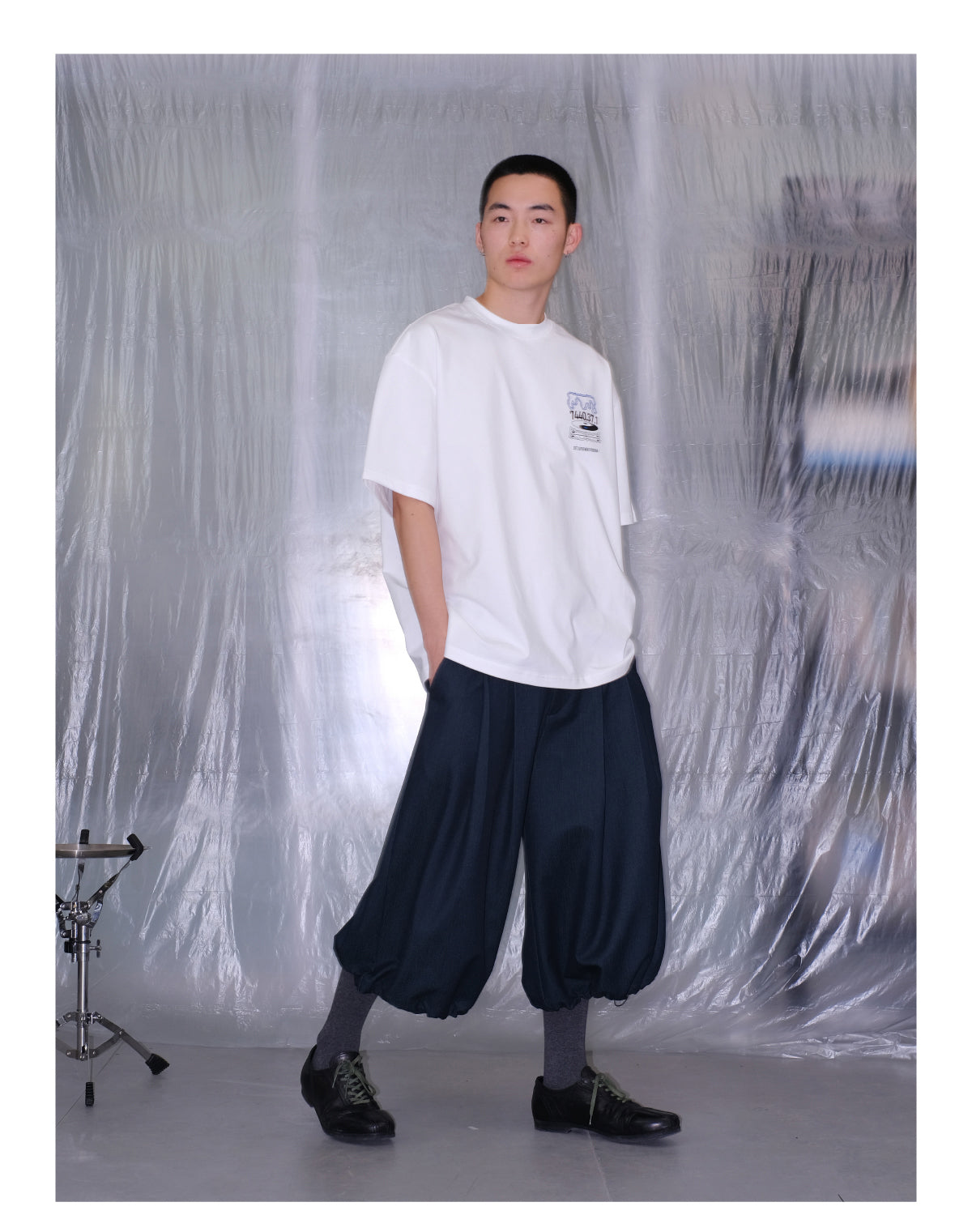 Drawstring Cropped Pants
