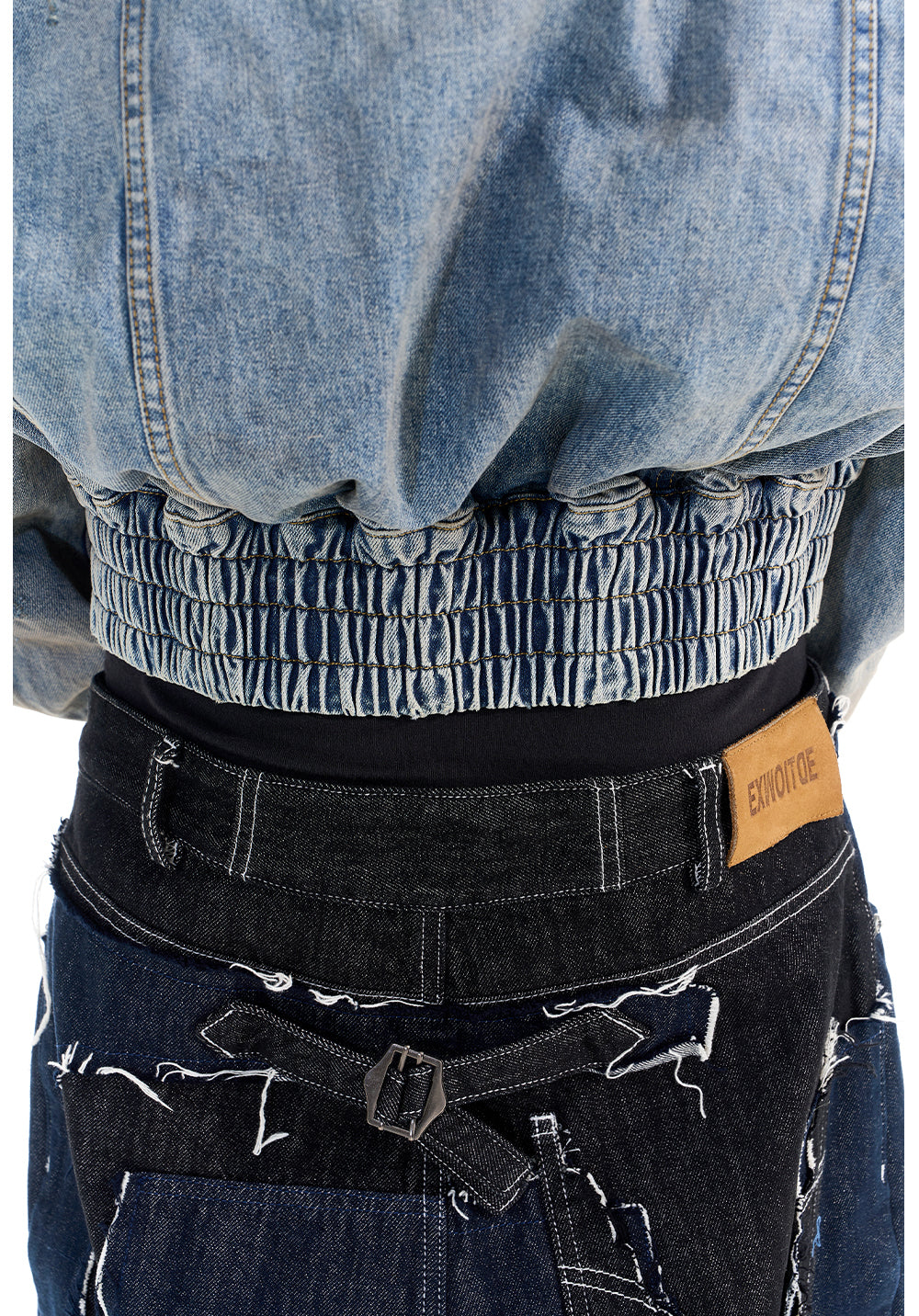 Distressed Oversized Denim Jacket