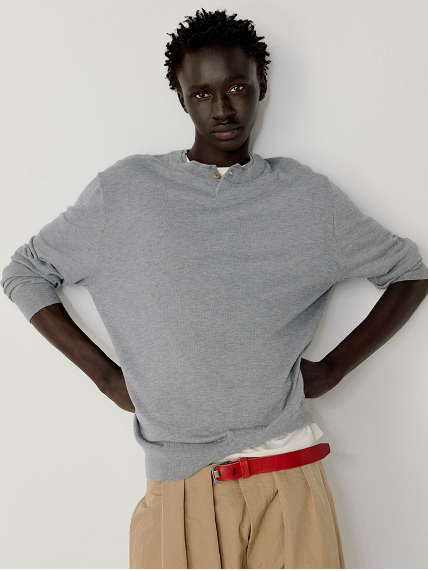 Rib-knit Loose-fit Casual Knit