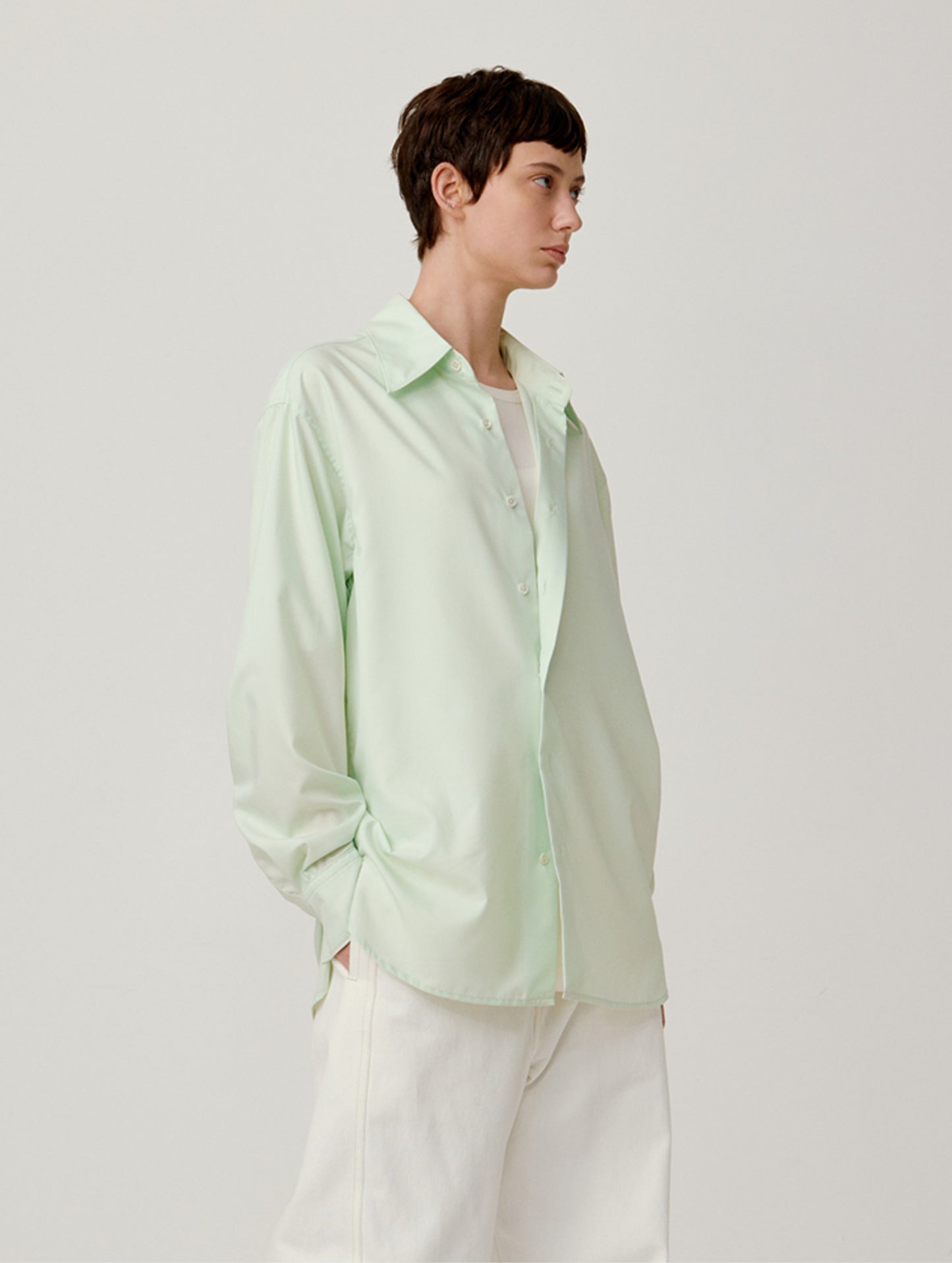 Simple Patch Pocket Shirt