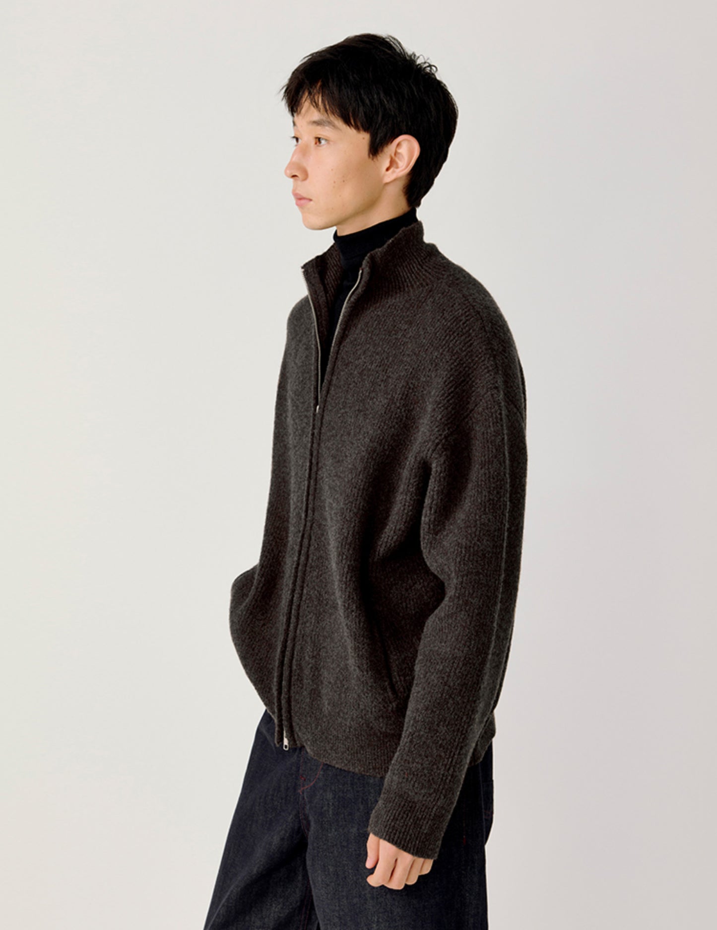 Double Zipper Cardigan