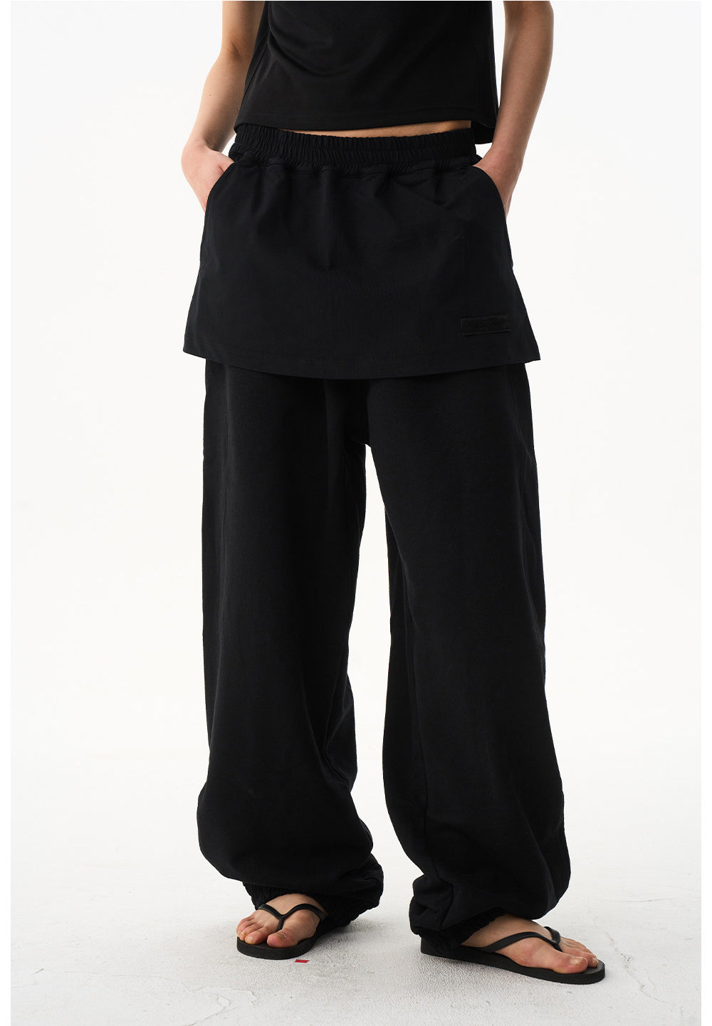 Faux Two-Piece Sweatpants